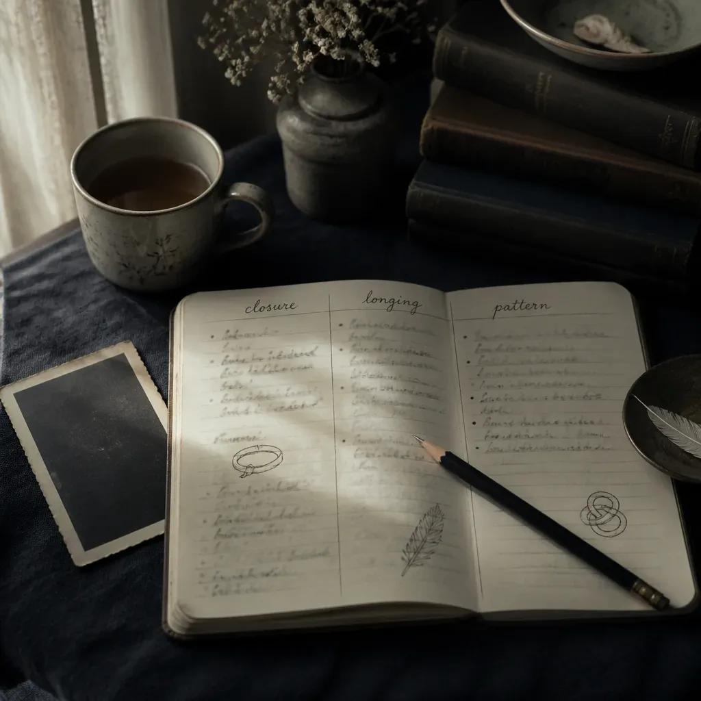 Dream journal sorting closure longing and patterns