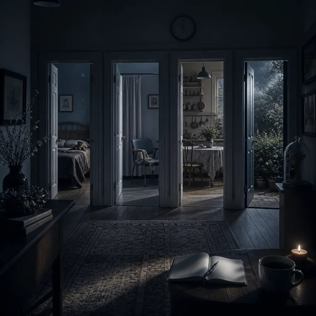 Open doors to rooms of grief and memory