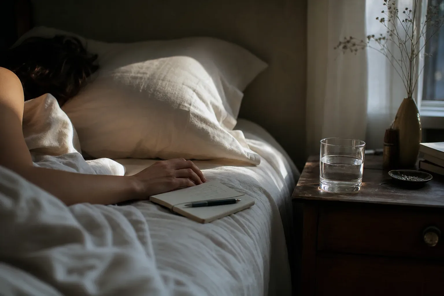 Person waking from a vivid afternoon nap