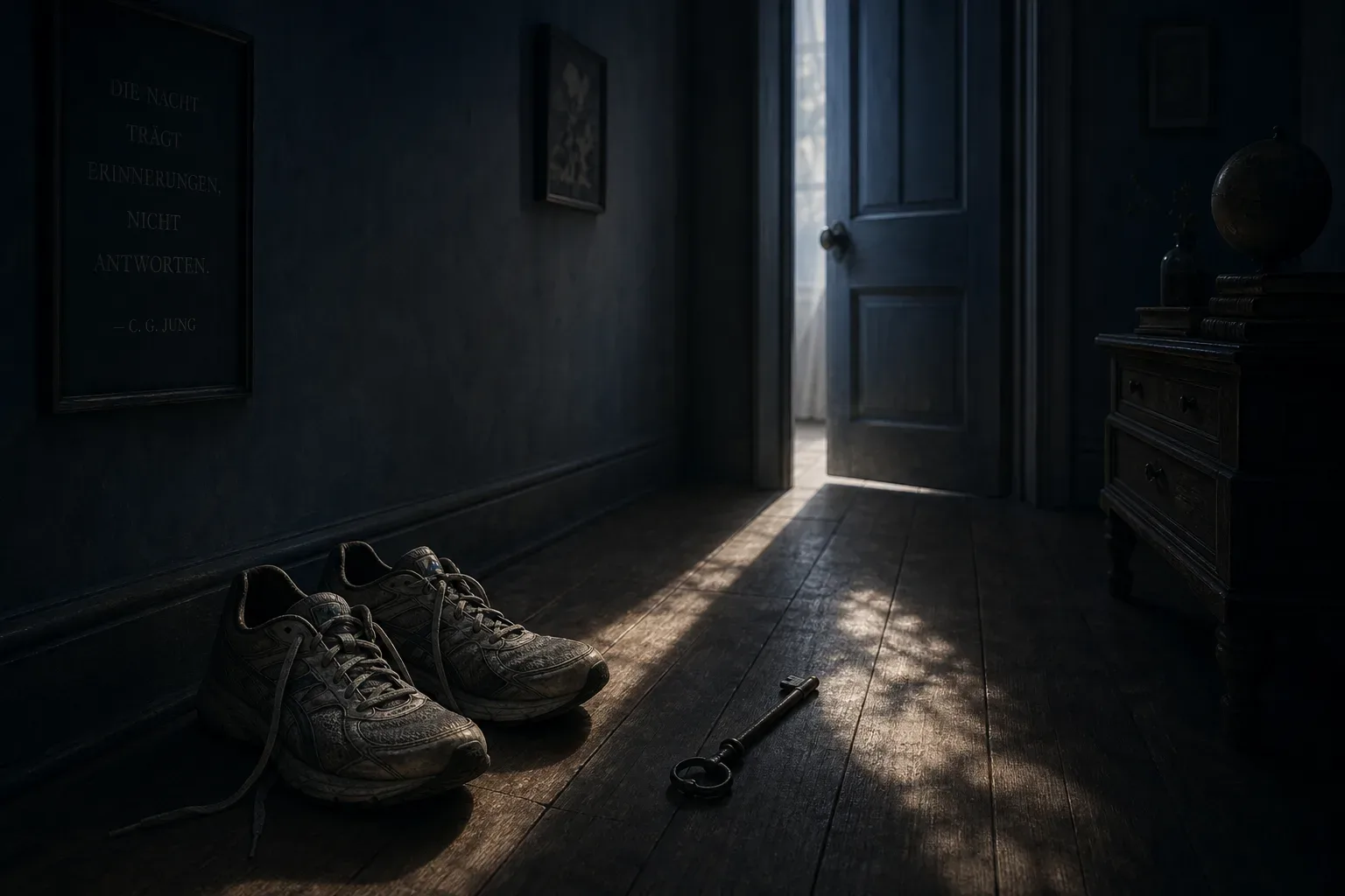 Symbolic still life: Being chased
