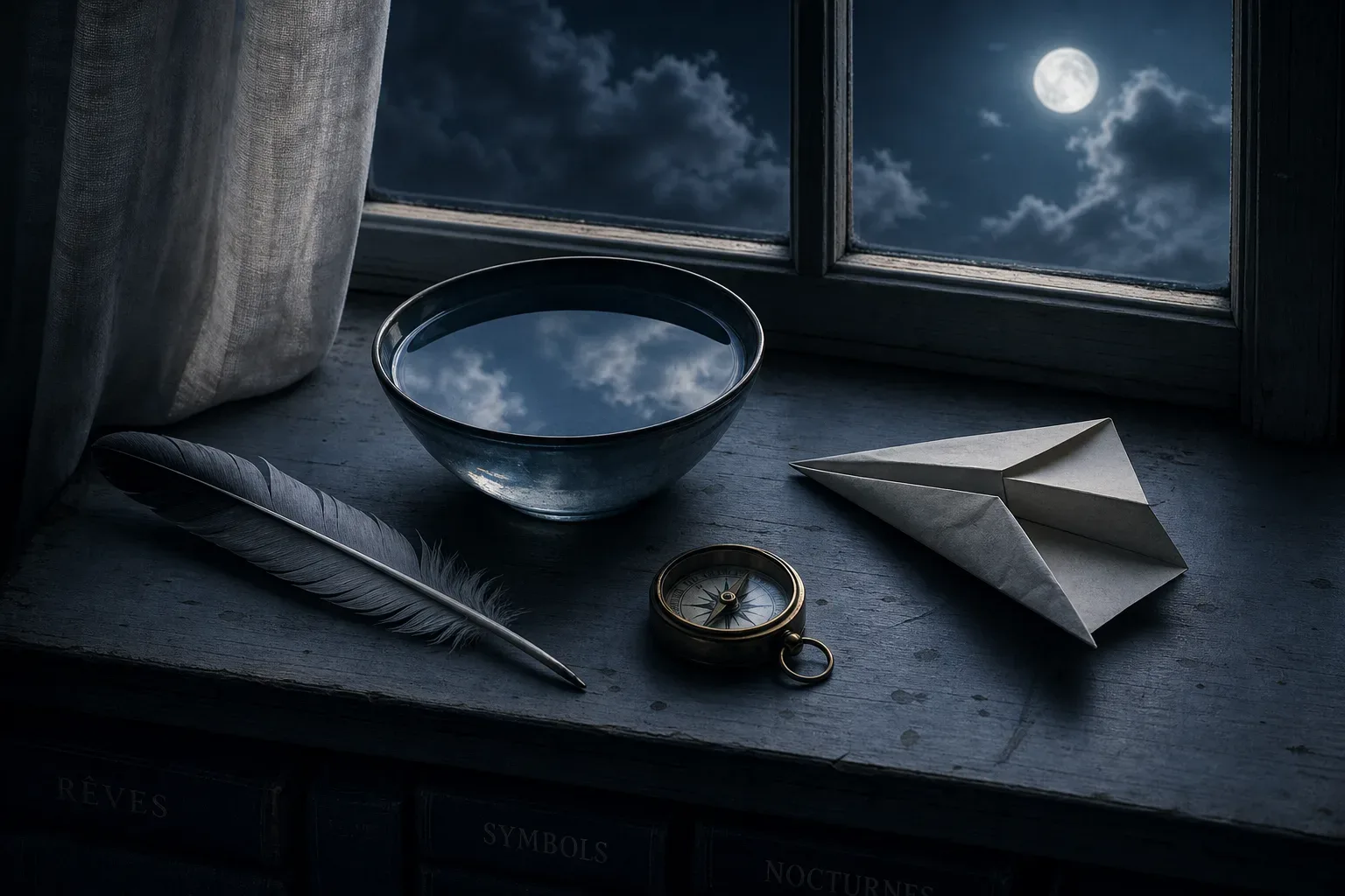 Symbolic still life: Flying