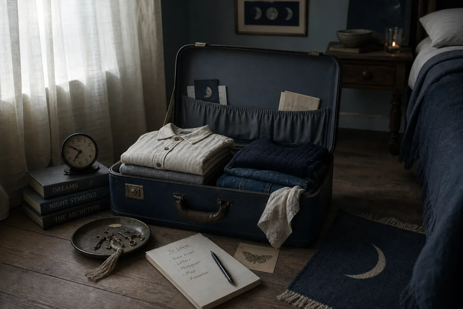 Symbolic still life: Packing endlessly