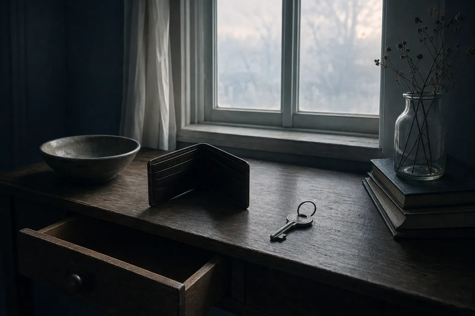 Symbolic still life: Being robbed